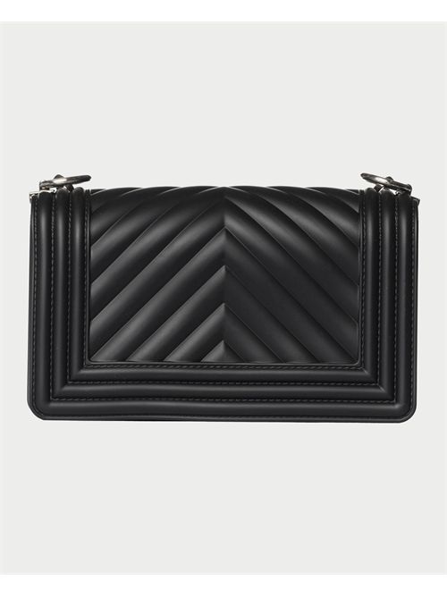 Borsa  Marc Ellis con tracolla in catena MARC ELLIS | FLAT S 25BLACK/SATIN SILVER